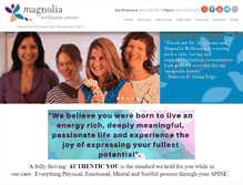 Tablet Screenshot of magnoliachiropracticcenter.com